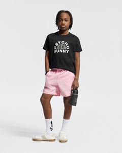PSYCHO BUNNY CAMISETA NIÑO CUELLO REDONDO NEGRO