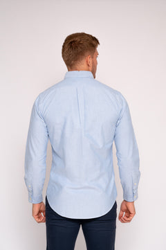 RALPH LAUREN CAMISA MANGA LARGA HOMBRE AZUL