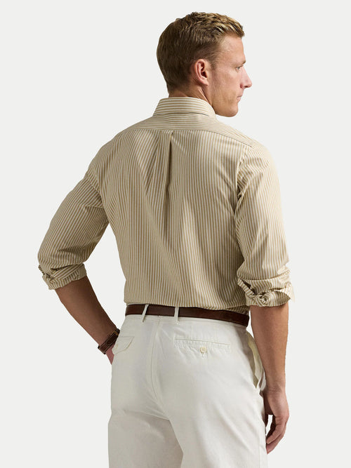 RALPH LAUREN CAMISA MANGA LARGA HOMBRE BEIGE