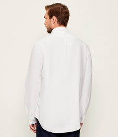 ralph lauren camisa manga larga hombre blanco