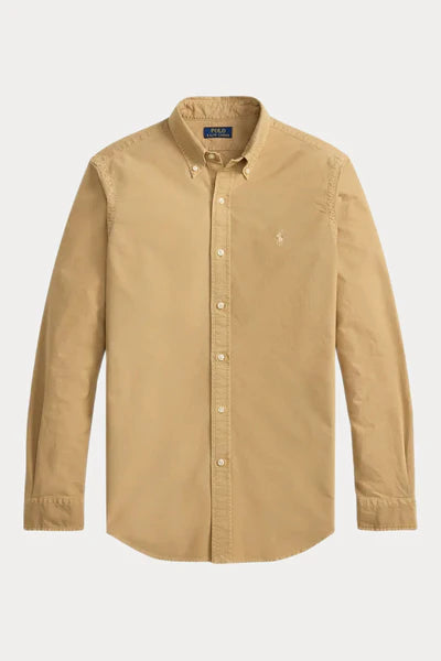 Camisa Manga Larga Cubdppcs-Long Sleeve-Sport Shirt Ralph Lauren Para Hombre De Color Marron