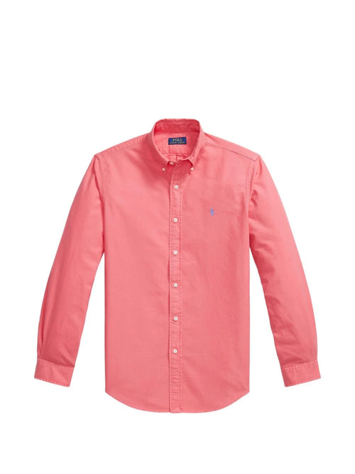 Camisa Manga Larga Cubdppcs-Long Sleeve-Sport Shirt Ralph Lauren Para Hombre De Color Rojo