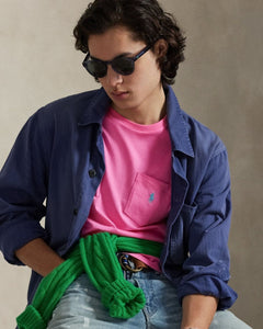 Camiseta Sscncmslm2-Short Sleeve-T-Shirt Ralph Lauren Para Hombre De Color Rosado