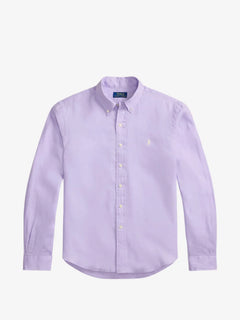 CAMISA RALPH LAUREN PARA CABALLERO MANGA LARGA SPORT MORADO REF 710966294521
