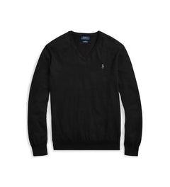 Sueter Ls Sf Vn Pp-Long Sleeve-Sweater Ralph Lauren Para Hombre De Color Negro