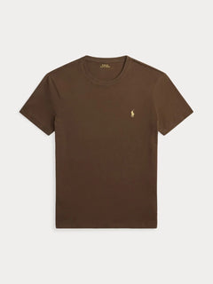 CAMISETA RALPH LAUREN PARA CABALLERO MANGA CORTA CAFE REF 710671438533