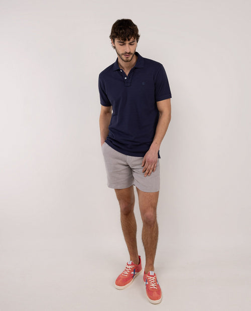 Polo Piqué Garment Dyed EL GANSO HOMBRE AZUL