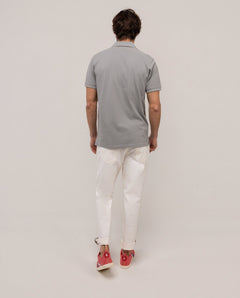 Polo Piqué Garment Dyed EL GANSO HOMBRE GRIS