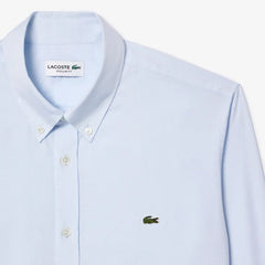 LACOSTE CH2933HBP CAMISA DE ALGODON FIT REGULAR BLUE