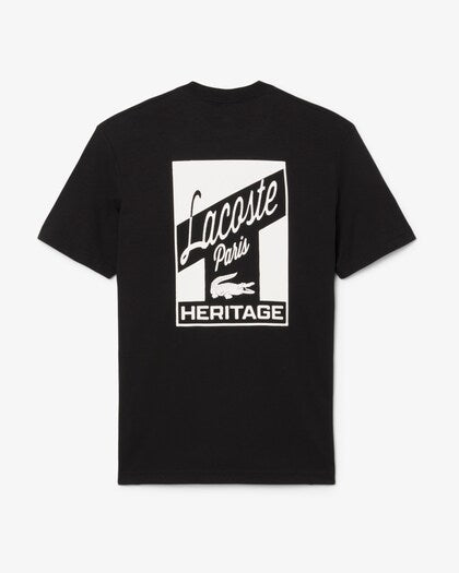 LACOSTE TH5948031 CAMISETA MULTI ESTAMPADA BLACK