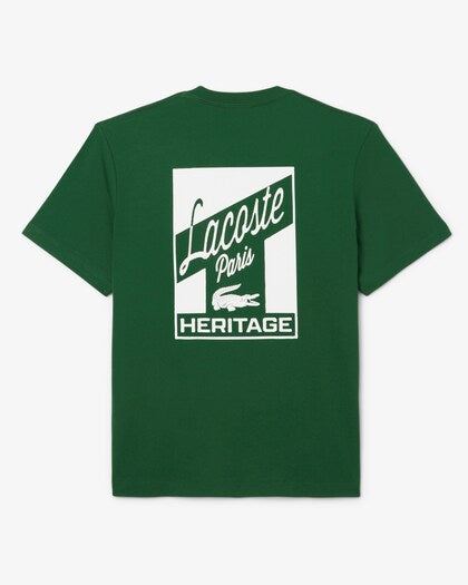 LACOSTE TH5948132 CAMISETA MULTI ESTAMPADA GREEN