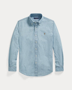 CAMISA M/L RALPH LAUREN HOMBRE CHAMBRAY 710792042001