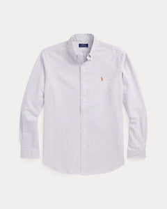 CAMISA M/L RALPH LAUREN HOMBRE 6636E THISTLE/WHITE 710953704005