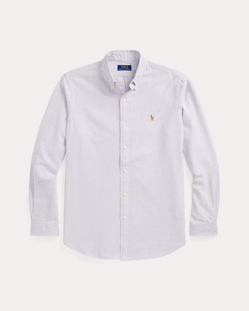CAMISA M/L RALPH LAUREN HOMBRE 6636E THISTLE/WHITE 710953704005