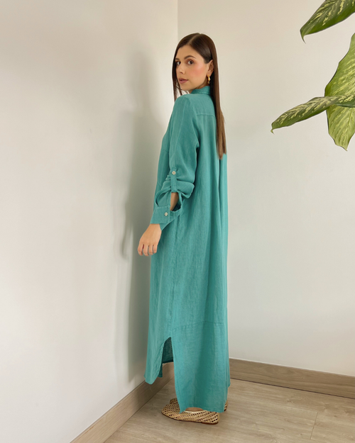 VESTIDO PRIMIA STELLA MENTA