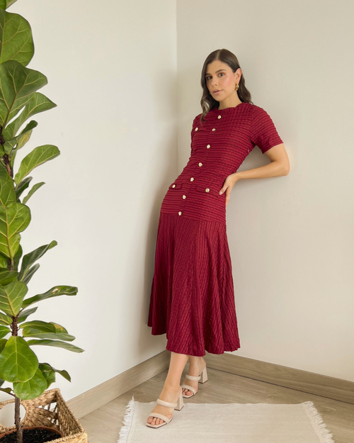 VESTIDO PRIMIA OSAKA VINO