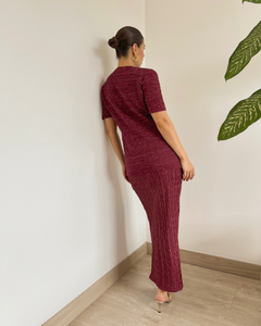 VESTIDO PRIMIA T.212 VINO