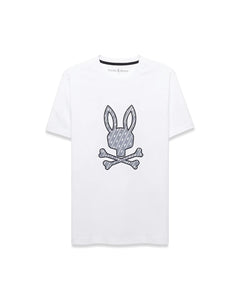 CAMISETA PSYCHO BUNNY PARA CABALLERO COLOR BLANCO
