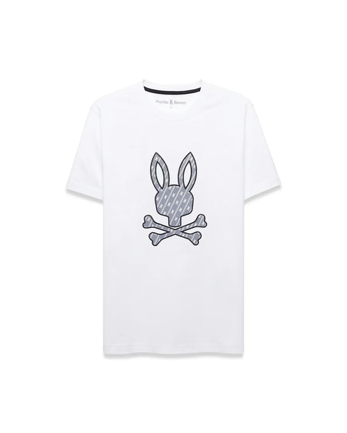 CAMISETA PSYCHO BUNNY PARA CABALLERO COLOR BLANCO