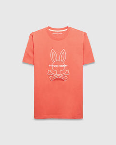 T-SHIRT PSYCHO BUNNY PARA HOMBRE COLOR NARANJA MT0200282660