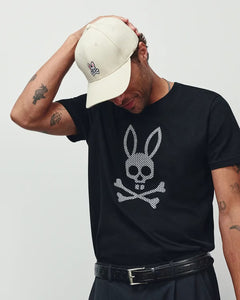 CAMISETA PSYCHO BUNNY PARA CABALLERO COLOR NEGRO