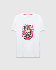 T-SHIRT PSYCHO BUNNY PARA HOMBRE COLOR BLANCO MT0200306100