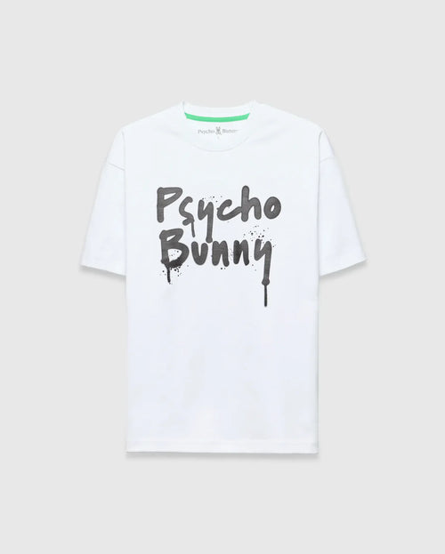 T-SHIRT PSYCHO BUNNY PARA HOMBRE COLOR BLANCO MT0200312100