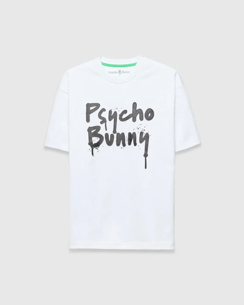 T-SHIRT PSYCHO BUNNY PARA HOMBRE COLOR BLANCO MT0200312100