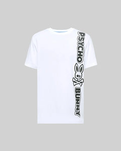 PSYCHO BUNNY CAMISETA TOBY CON LOGO EN TEXTO PARA CABALLERO HOMBRE BLANCO MT0200221100