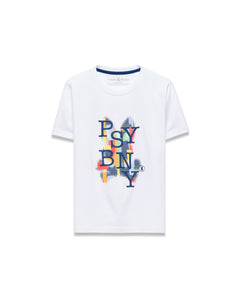 CAMISETA PSYCHO BUNNY PARA NIÑO COLOR BLANCO