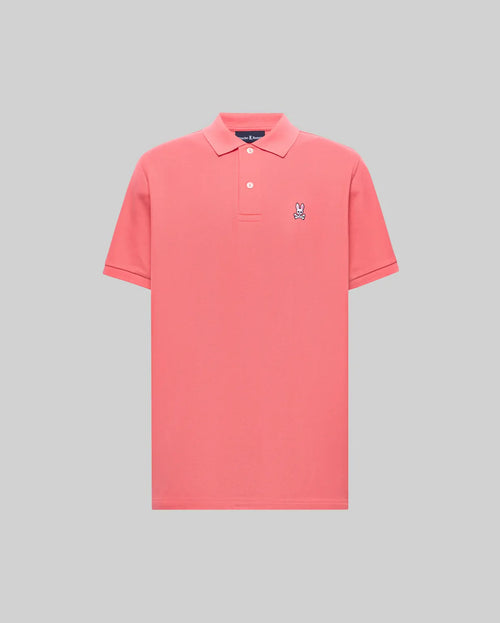 PSYCHO BUNNY POLO CLÁSICO PARA CABALLERO HOMBRE ROJO B6K001F200656
