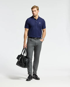POLO M/C PSYCHO BUNNY PARA HOMBRE COLOR AZUL B6K001CRPCEVB