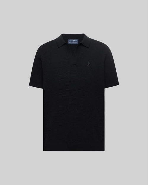 PSYCHO BUNNY POLO PUNTO BURBUJA DEVON PARA CABALLERO HOMBRE NEGRO MT0100169001