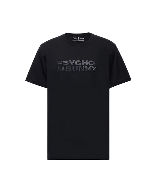 PSYCHO BUNNY CAMISETA HOMBRE CUELLO REDONDO NEGRO