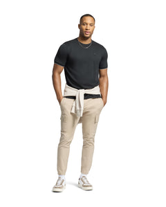 PSYCHO BUNNY CAMISETA HOMBRE CUELLO REDONDO NEGRO