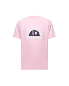 PSYCHO BUNNY CAMISETA HOMBRE CUELLO REDONDO ROSADO