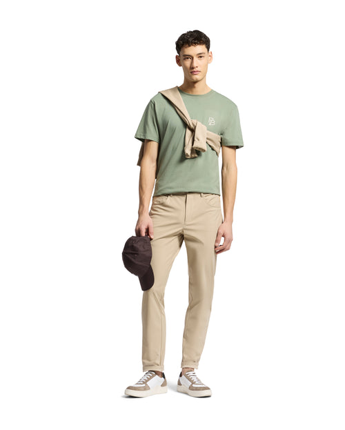 PSYCHO BUNNY CAMISETA HOMBRE CUELLO REDONDO VERDE