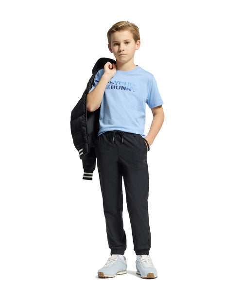 PSYCHO BUNNY CAMISETA NIÑO CUELLO REDONDO AZUL