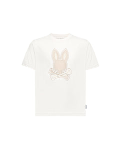 PSYCHO BUNNY CAMISETA NIÑO CUELLO REDONDO BEIGE