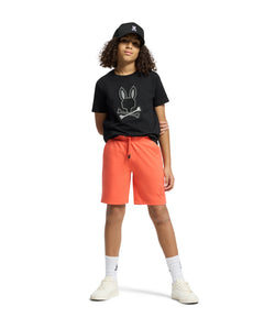 PSYCHO BUNNY CAMISETA NIÑO CUELLO REDONDO NEGRO