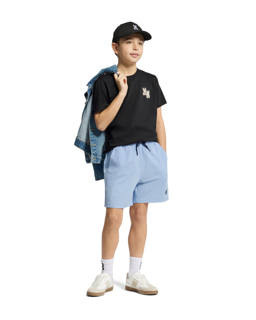 PSYCHO BUNNY CAMISETA NIÑO CUELLO REDONDO NEGRO