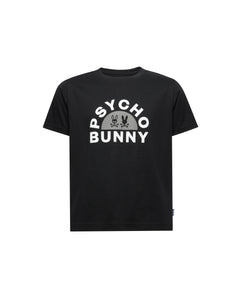 PSYCHO BUNNY CAMISETA NIÑO CUELLO REDONDO NEGRO