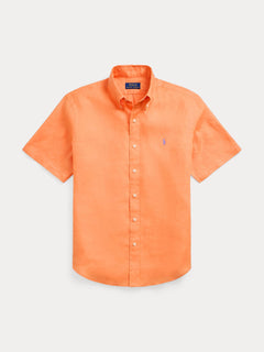 RALPH LAUREN CAMISA MANGA CORTA HOMBRE NARANJA
