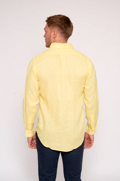 RALPH LAUREN CAMISA MANGA LARGA HOMBRE AMARILLO