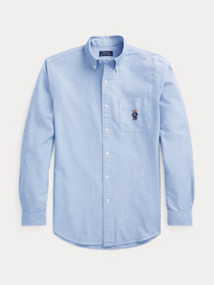 RALPH LAUREN CAMISA MANGA LARGA HOMBRE AZUL