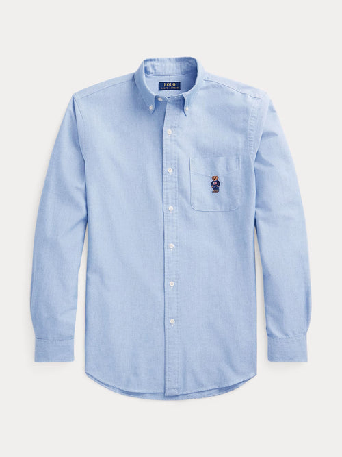 RALPH LAUREN CAMISA MANGA LARGA HOMBRE AZUL