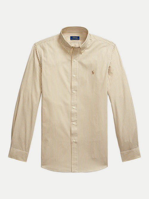RALPH LAUREN CAMISA MANGA LARGA HOMBRE BEIGE