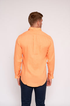 RALPH LAUREN CAMISA MANGA LARGA HOMBRE NARANJA