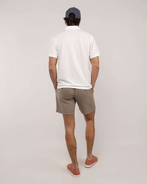 Polo Piqué Garment Dyed EL GANSO HOMBRE BLANCO
