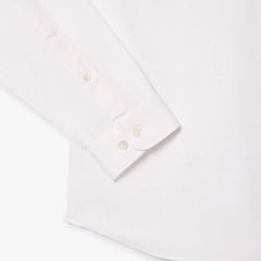 LACOSTE CH2933001 CAMISA DE ALGODON FIT REGULAR WHITE